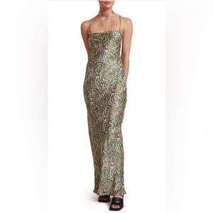 Bec + Bridge Alanis Swirl Silk Maxi Dress
